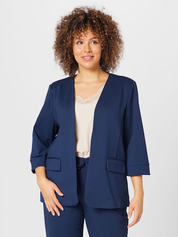 Fransa Curve Blazers 'STRETCH' in Blauw: voorkant