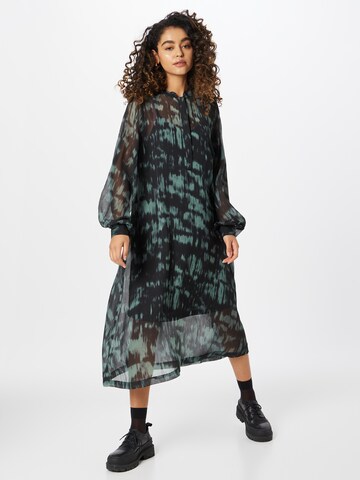 ICHI Shirt Dress 'NANCY' in Black: front