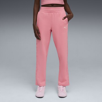 PUMA Regular Sportbroek 'Essentials' in Roze: voorkant