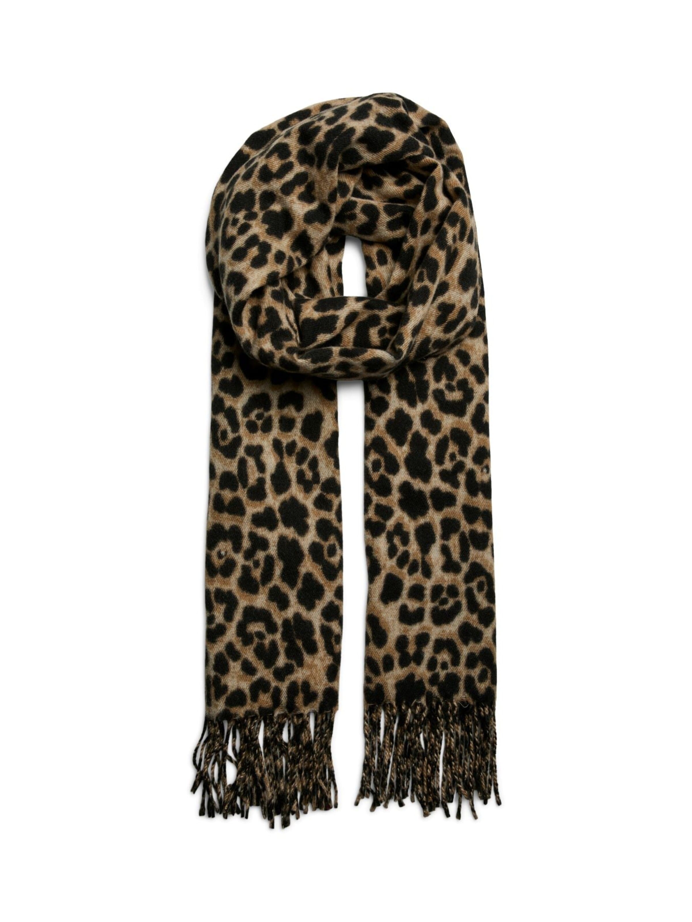 Sciarpa di PIECES in marrone: frontale