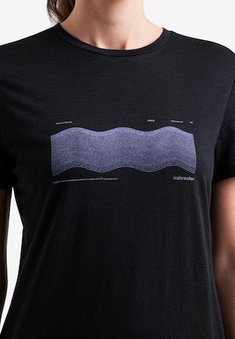 ICEBREAKER Λειτουργικό μπλουζάκι 'Tech Lite' σε μαύρο