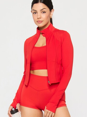 Fabletics Jacke 'PERFECT STORM ' in Rot: Vorderseite