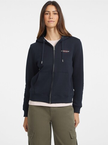 GUESS Sweatjacke in Blau: Vorderseite