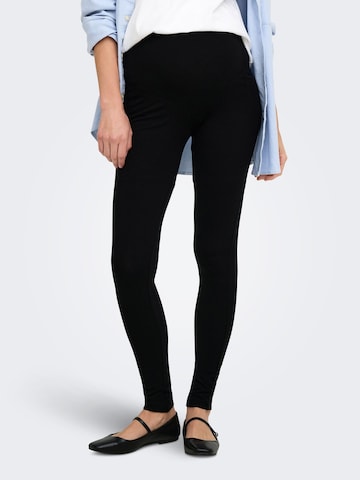 Only Maternity Skinny Leggings i brun: forside