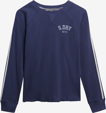 T-shirt Superdry en bleu : devant