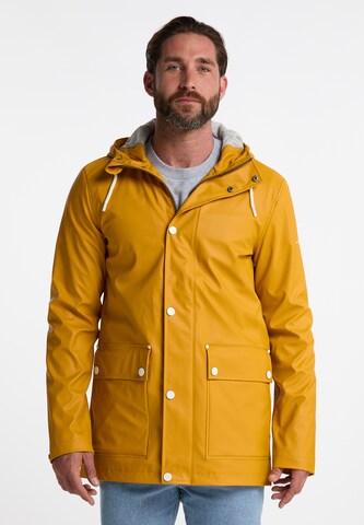 DreiMaster Maritim Weatherproof jacket in Yellow: front