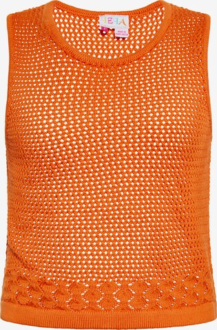 Tops en tricot IZIA en orange : devant