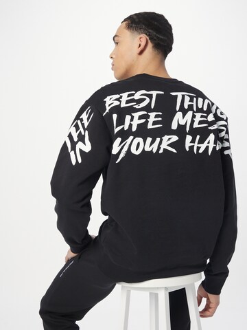 REPLAY Sweatshirt in Zwart: voorkant