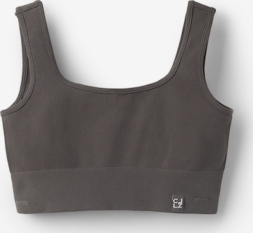 CALZEDONIA Sporttop in Grau: Vorderseite