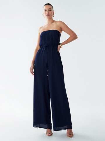 BWLDR Jumpsuit 'Alias' in Blauw: voorkant