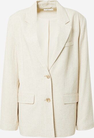 Gina Tricot Blazers in Beige: voorkant