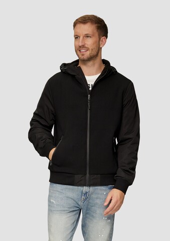 s.Oliver Übergangsjacke in Schwarz: Vorderseite