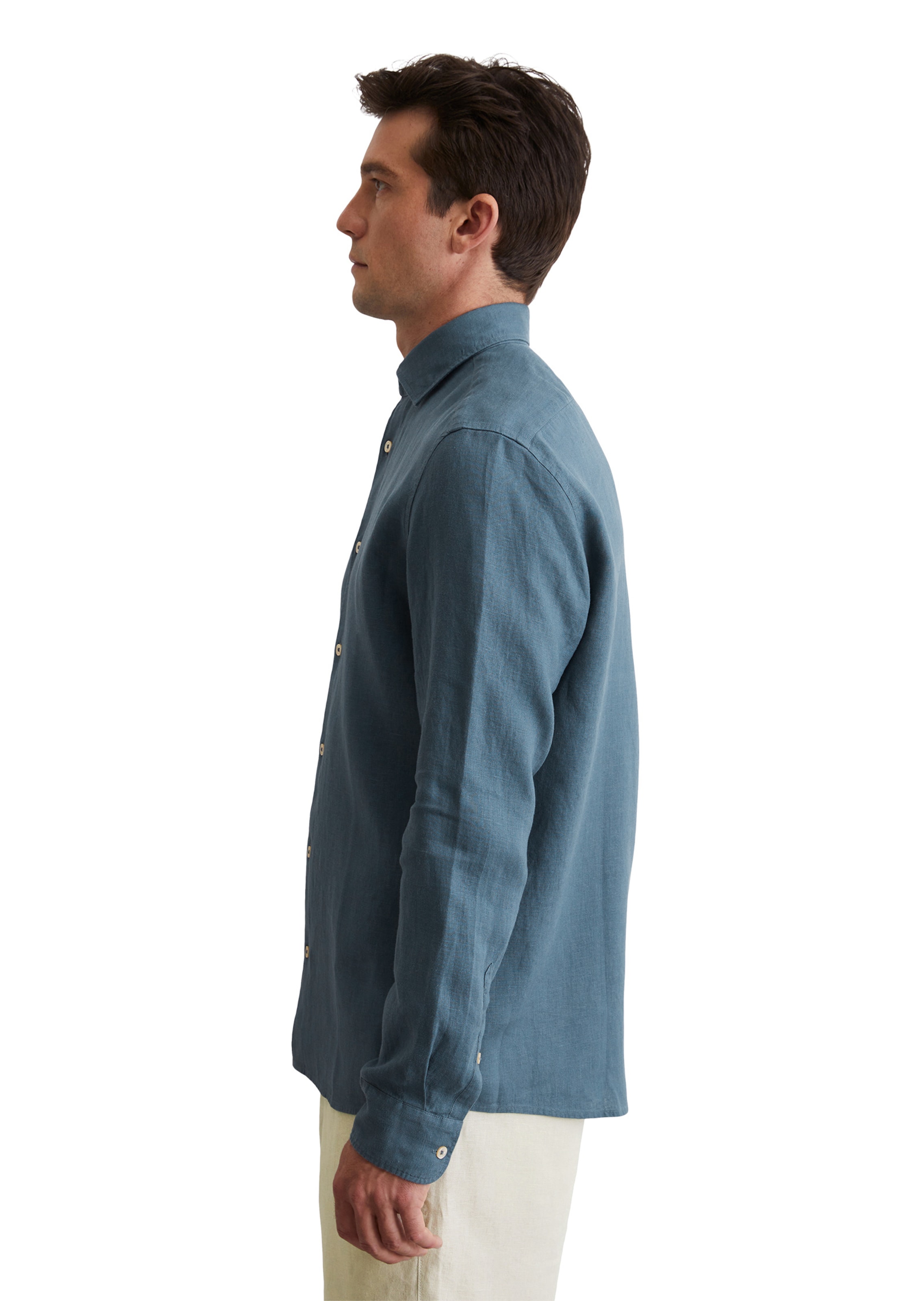 Marc O'Polo Regular fit Button Up Shirt in Blue