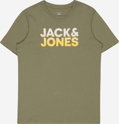 Jack & Jones Junior Shirt in gelb / grün / weiß, Produktansicht