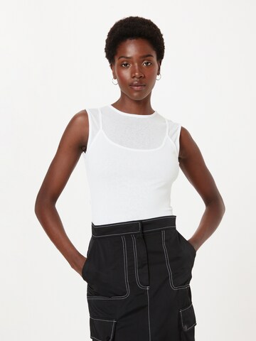 River Island - Top em branco: frente