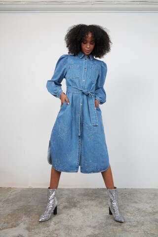 Stella Nova Shirt dress 'Sara Lou' in Blue