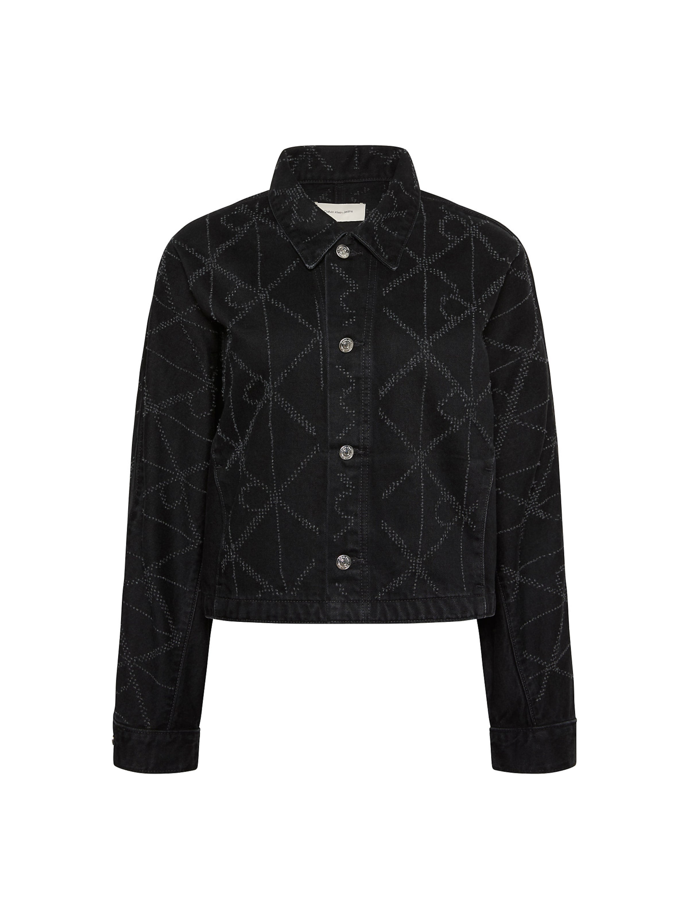 Regular Veste mi-saison Calvin Klein Jeans en noir : devant