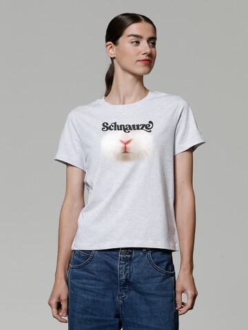 T-shirt 'Schnauze' Watapparel en blanc : devant