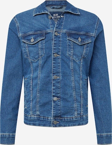 Only & Sons Between-Season Jacket 'COME' in Blue: front