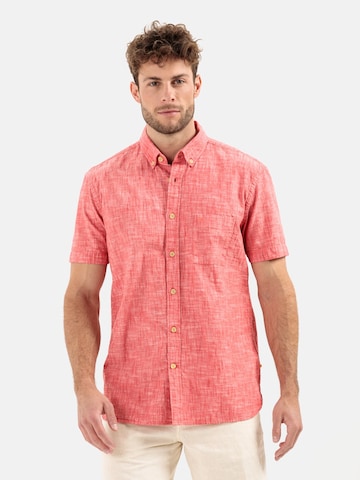 CAMEL ACTIVE Regular fit Button Up Shirt in Red: front