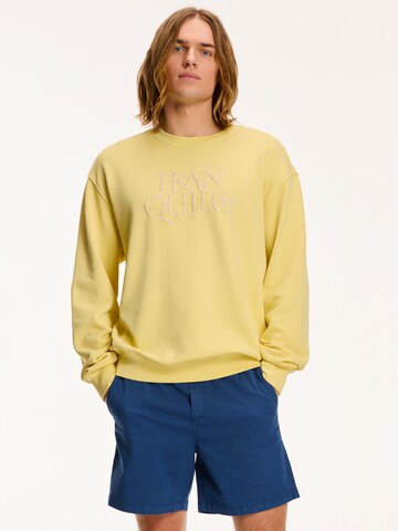 Shiwi Sweatshirt 'TRANQUILO' in Yellow: front