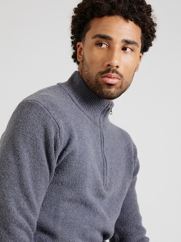 INDICODE JEANS Sweater 'Lokant' in Grey