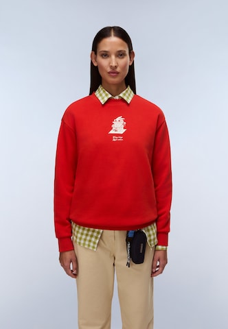 NAPAPIJRISweater majica 'ANTIMONY' - crvena boja: prednji dio