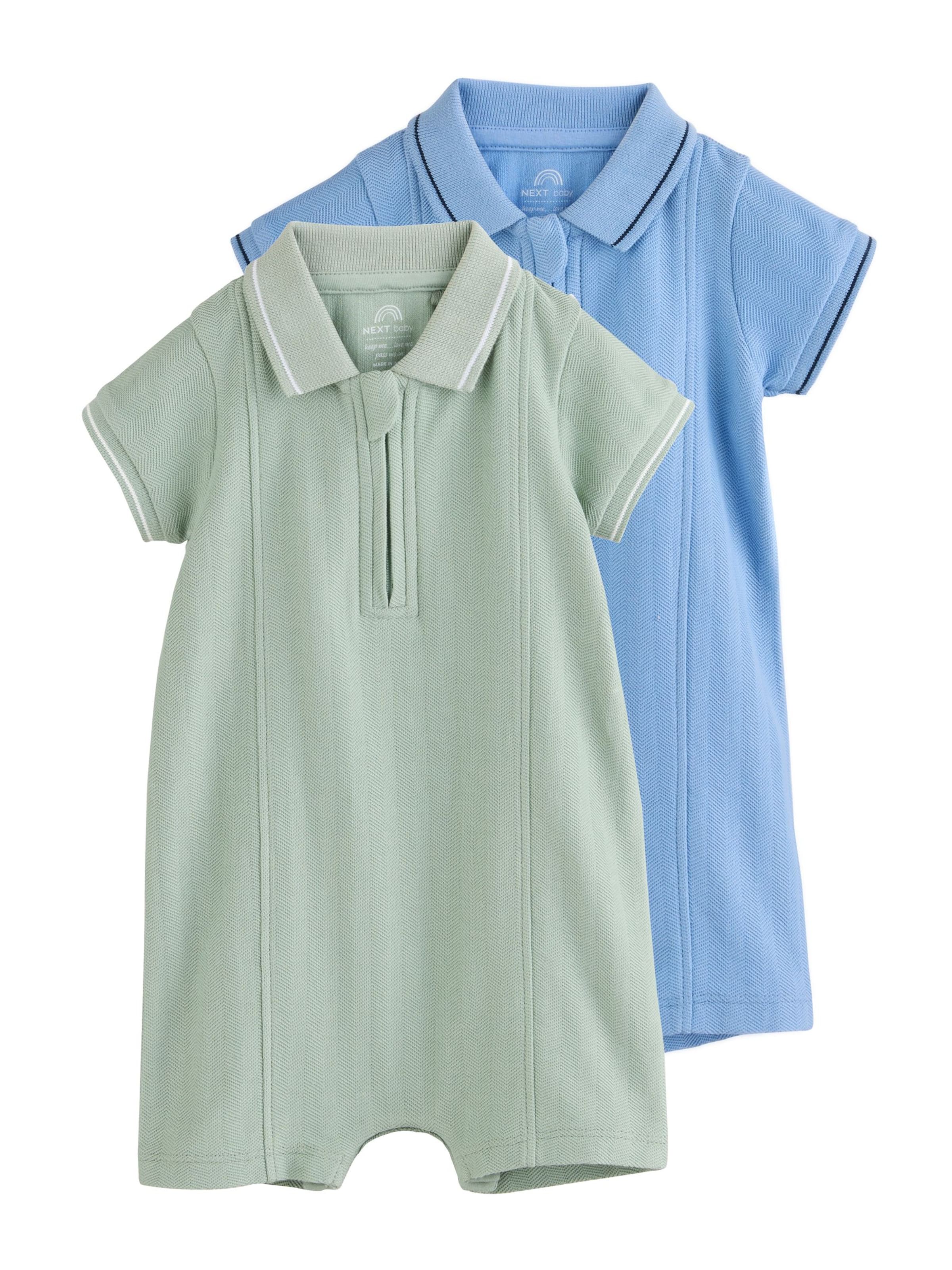 Next Rompertje/body in Blauw: voorkant