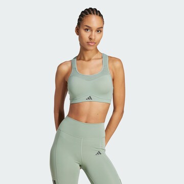 ADIDAS PERFORMANCE Bustier Urheilurintaliivit 'Tlrdim' värissä vihreä: etupuoli