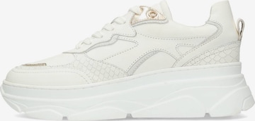 PS Poelman Platform trainers 'Jana' in White: front