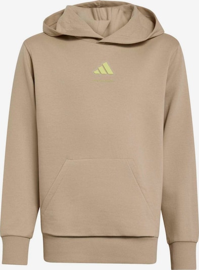 128 dydžio Sportinio tipo megztinis iš ADIDAS SPORTSWEAR, spalva – smėlio spalva, Prekių apžvalga