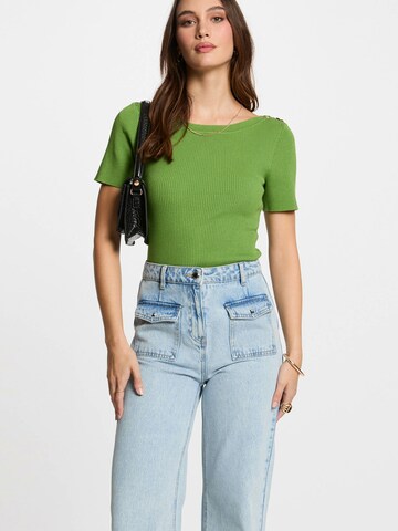 Morgan Sweater in Green: front