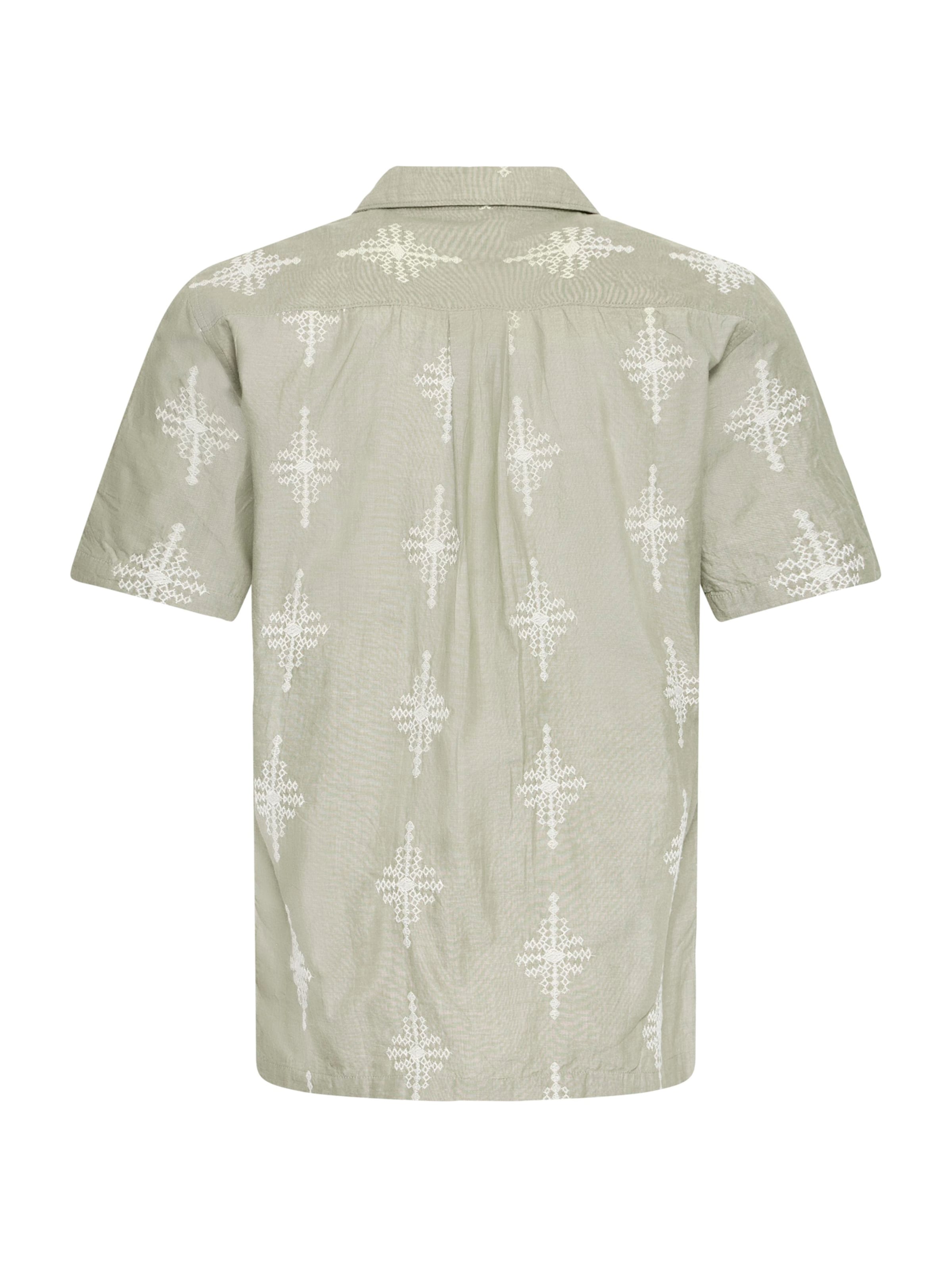 Casual Friday - Ajuste regular Camisa 'CFLEOPOLD' en verde