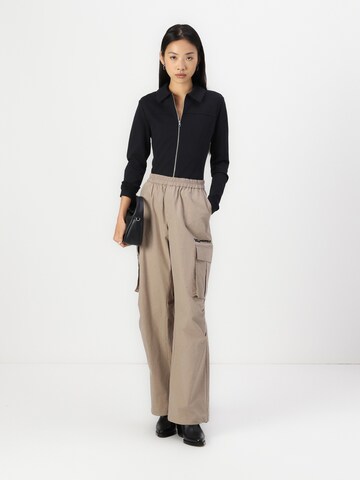 KARL LAGERFELD JEANS Loosefit Παντελόνι cargo σε μπεζ