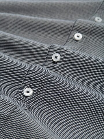 TOM TAILOR Comfort fit Button Up Shirt in Blue