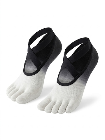 Millo Athletic Socks 'Freedom Yoga' in Black: front
