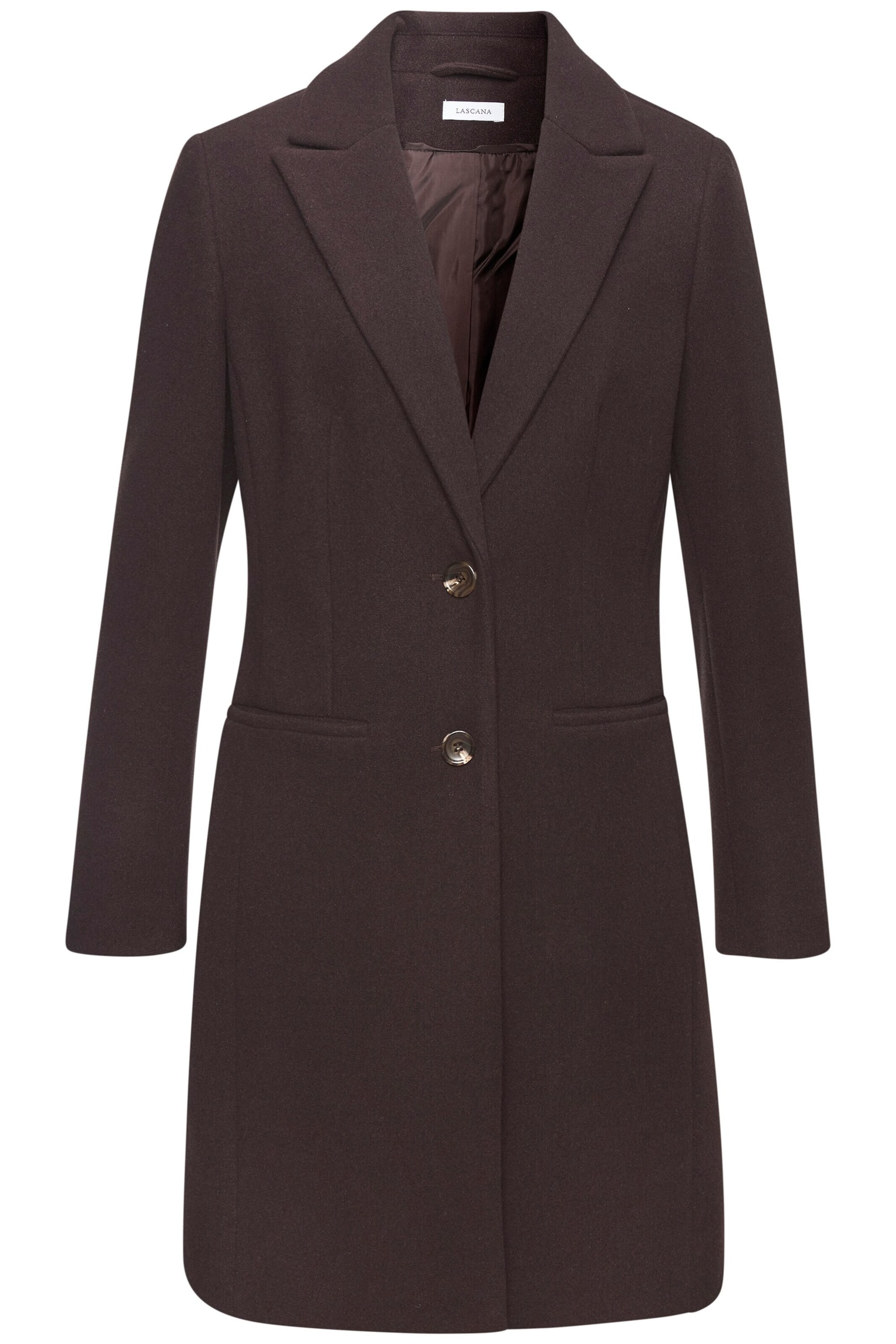 Manteau mi-saison LASCANA en marron : devant