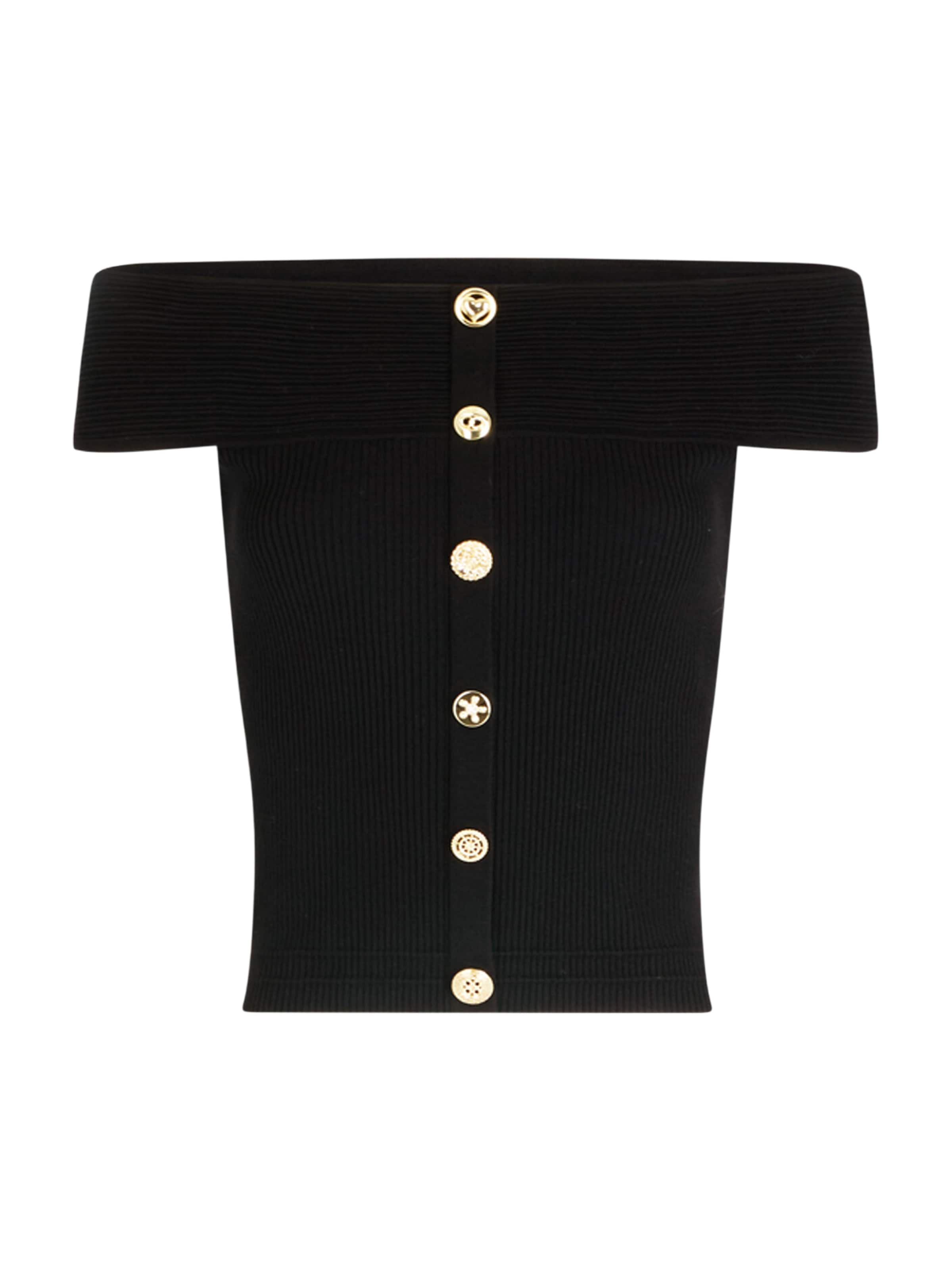 Morgan Trui '251-MDONA' in Zwart: voorkant