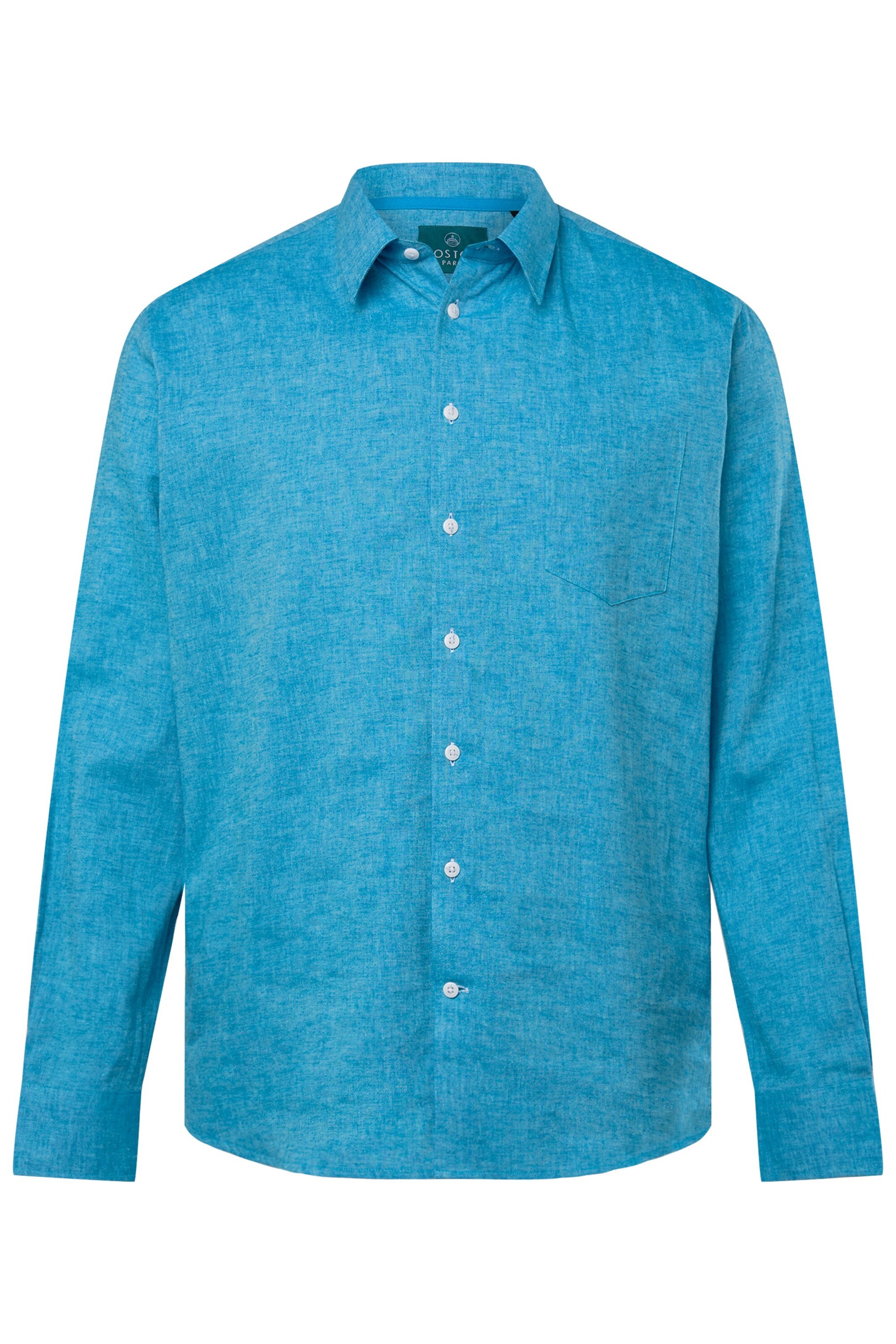 Boston Park Button Up Shirt in Blue: front