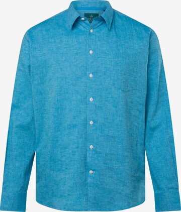 Boston Park Button Up Shirt in Blue: front