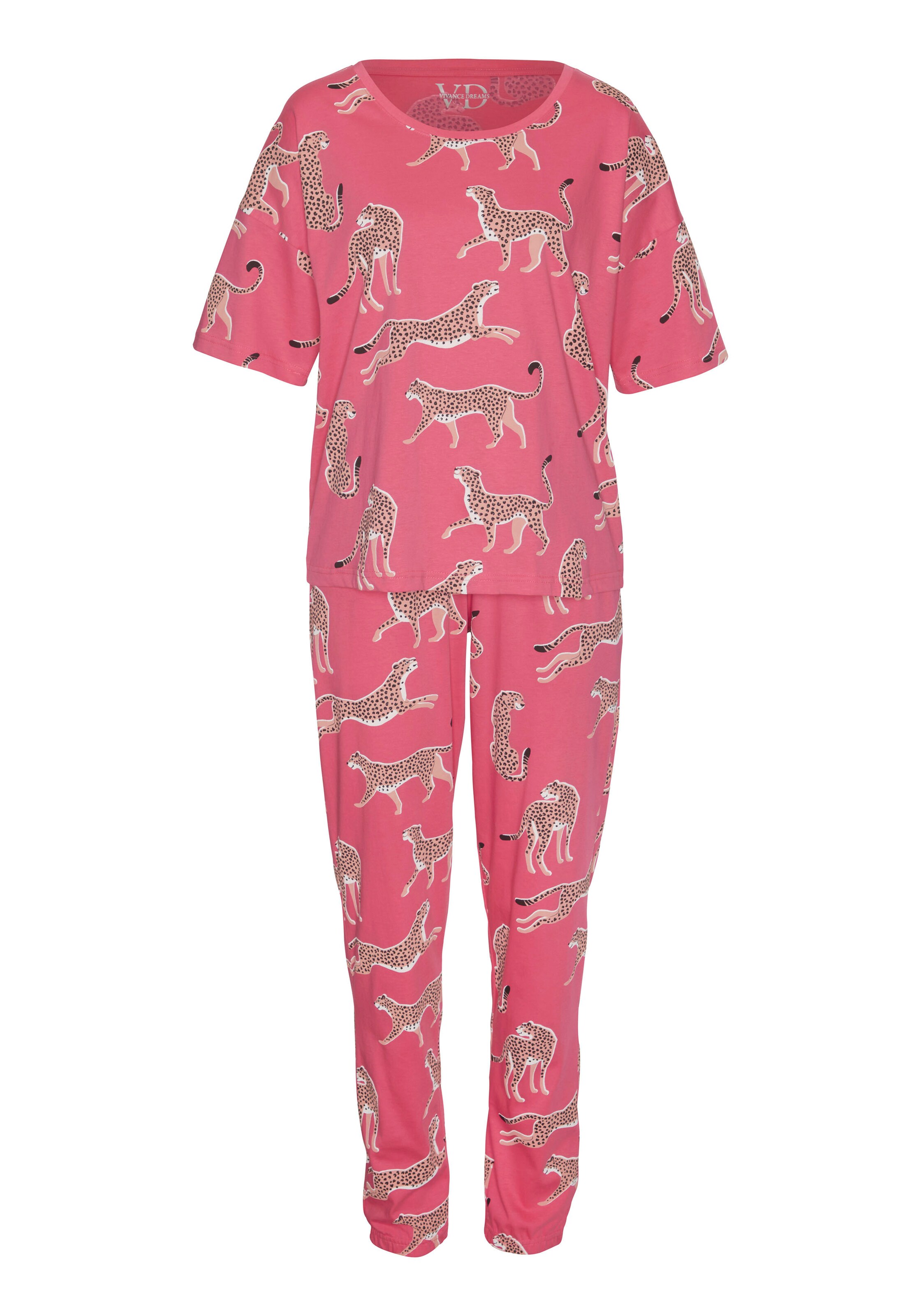 VIVANCE Pyjamas 'Dreams' i pink: forside