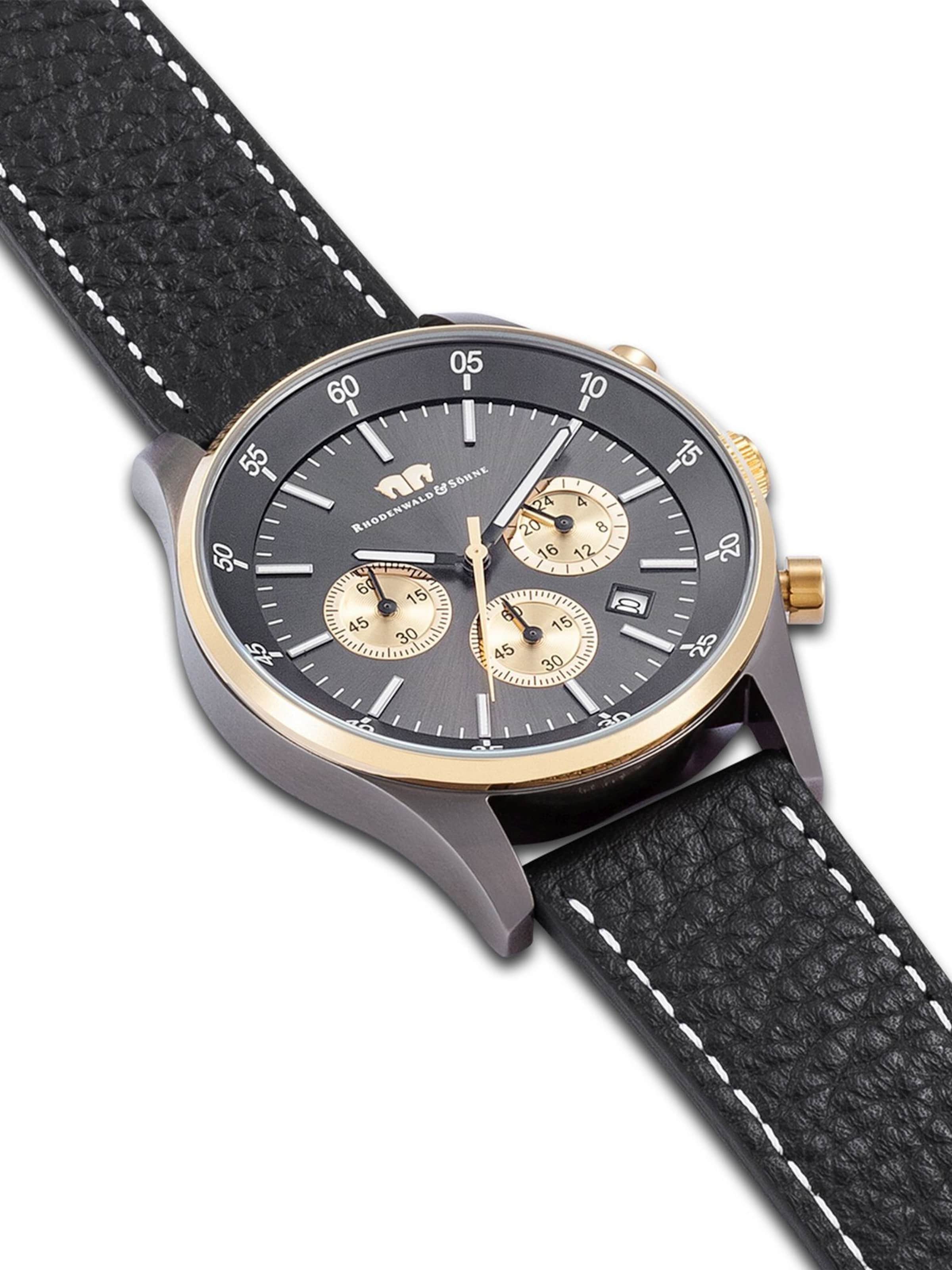 Rhodenwald & Söhne Analoguhr in Gold