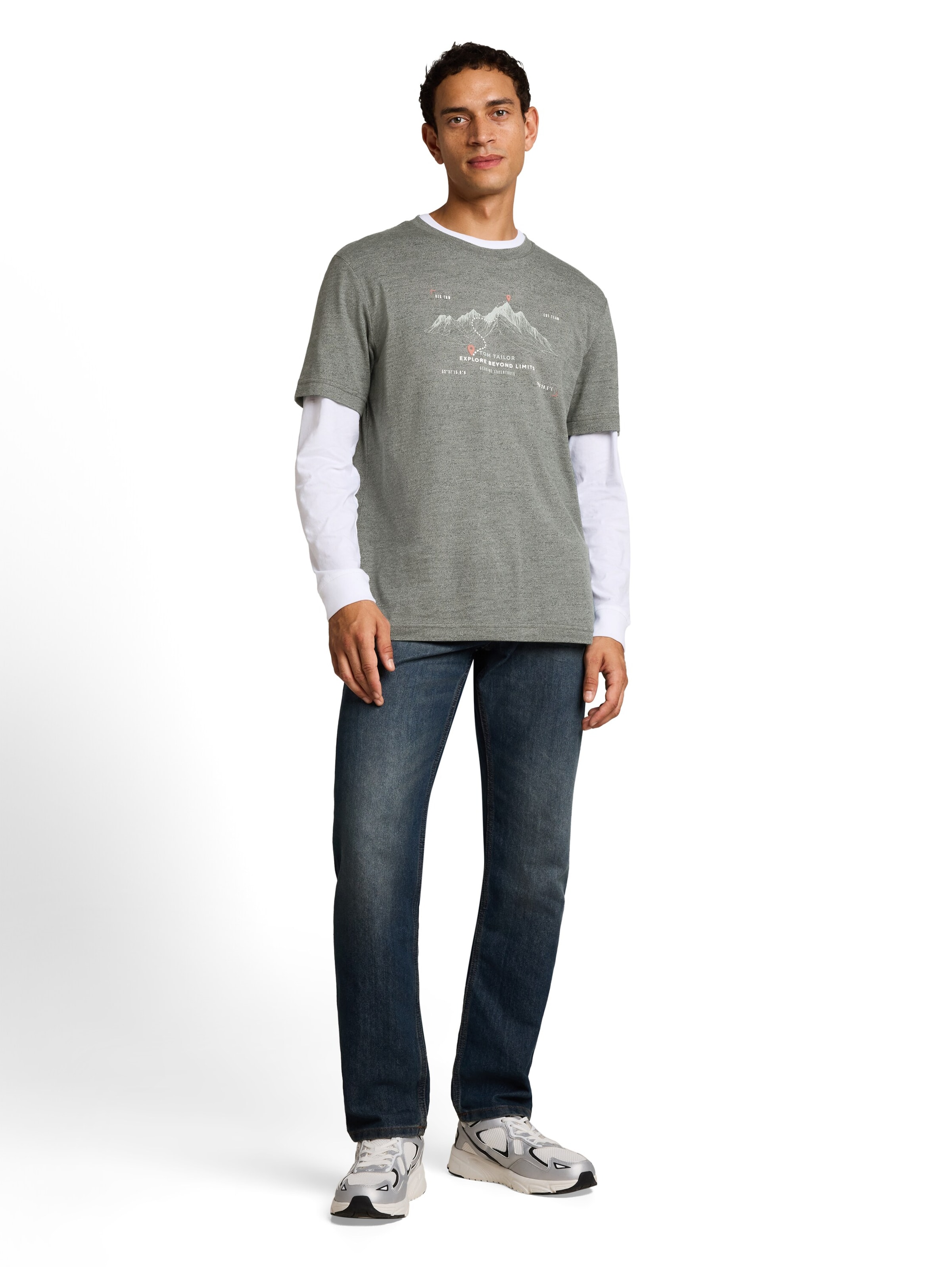 TOM TAILOR T-Shirt in Grün
