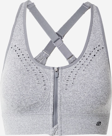 Bustier Soutien-gorge de sport 'AVA' Marika en gris : devant