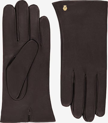Gants 'LISSABON' Roeckl en marron : devant