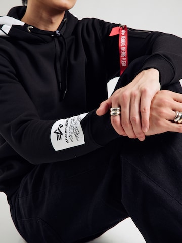Sweat-shirt 'Alpha' ALPHA INDUSTRIES en noir