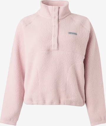 Pullover sportivo 'Jasper Ridge' di COLUMBIA in rosa: frontale