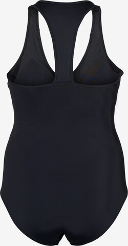 Swim by Zizzi Bustier Badpak in Zwart