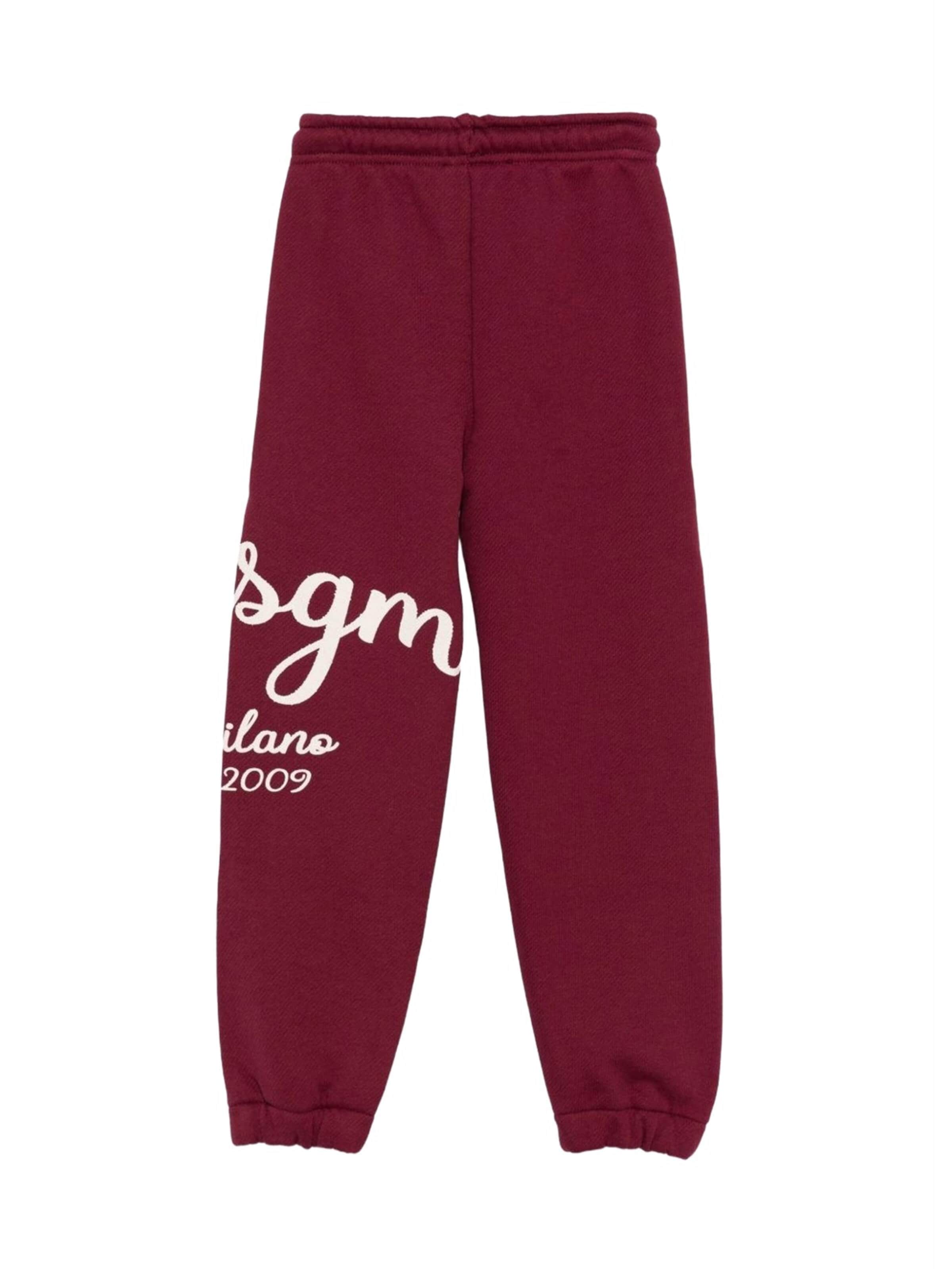 MSGM - regular Pantalón en rojo
