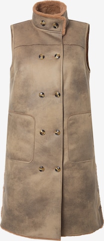 MIAMODA Bodywarmer in Beige: voorkant